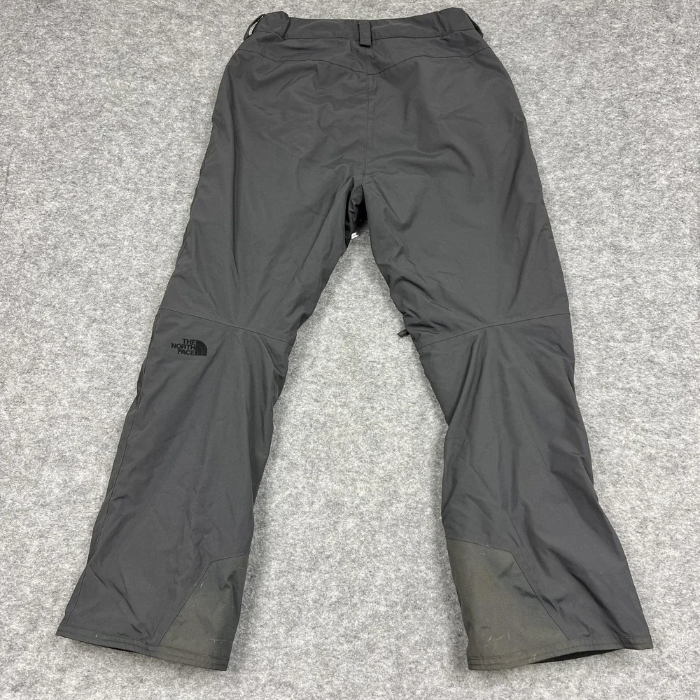 The North Face Snow Pants Mens M Gray DryVent Insulated Lined Ski Cargo 34x30